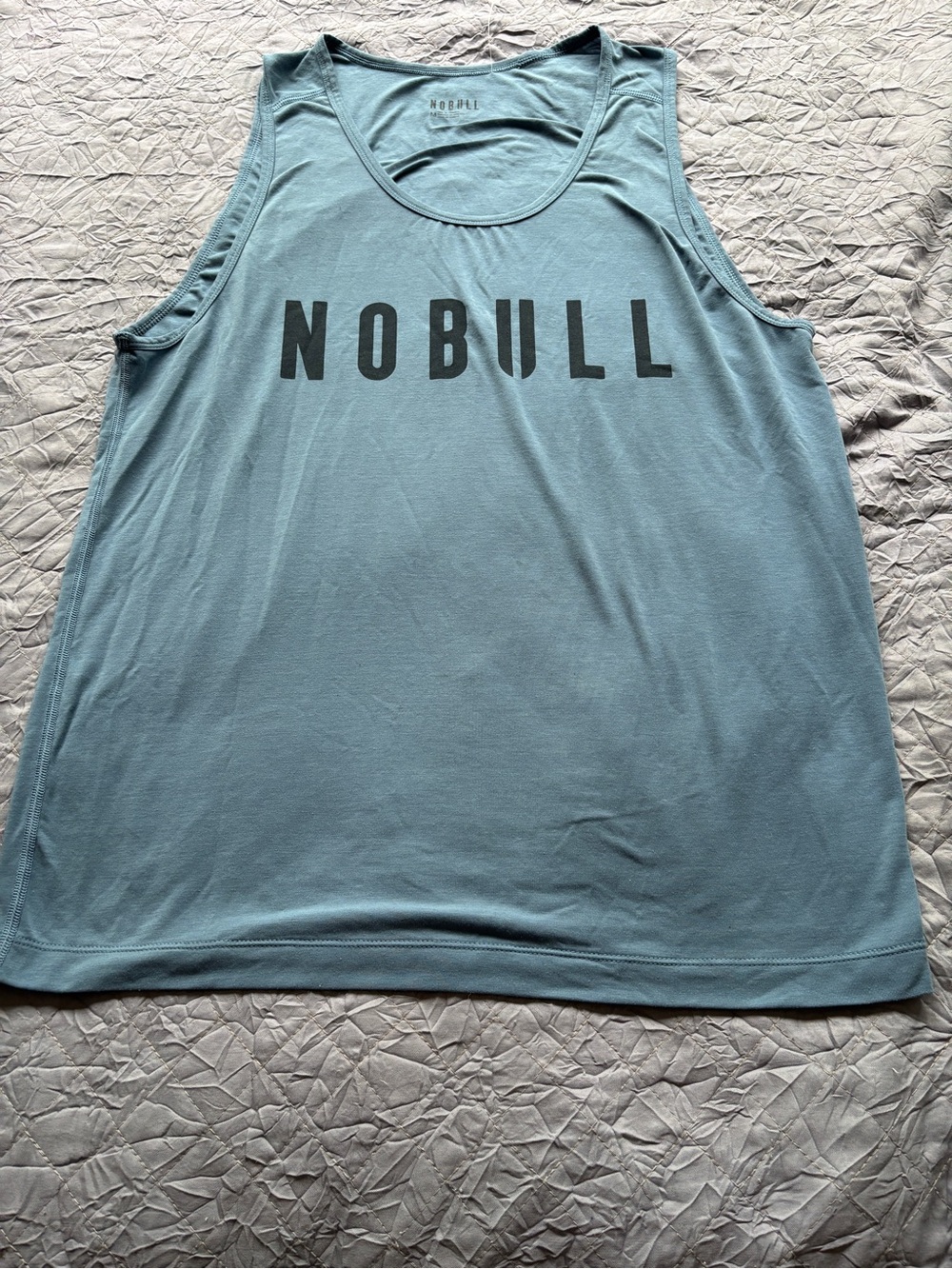 NOBULL Blue Graphic Workout Tank Top - Size M